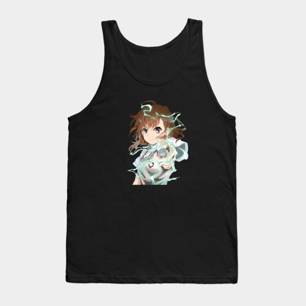 Misaka mikoto Tank Top by Hi Monday